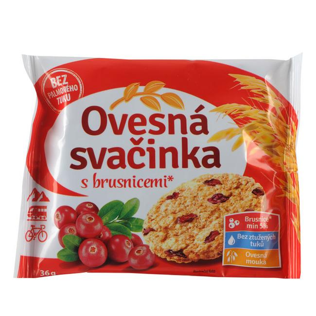 Ovsená Desiata s Brusnicami 36 g - Klas