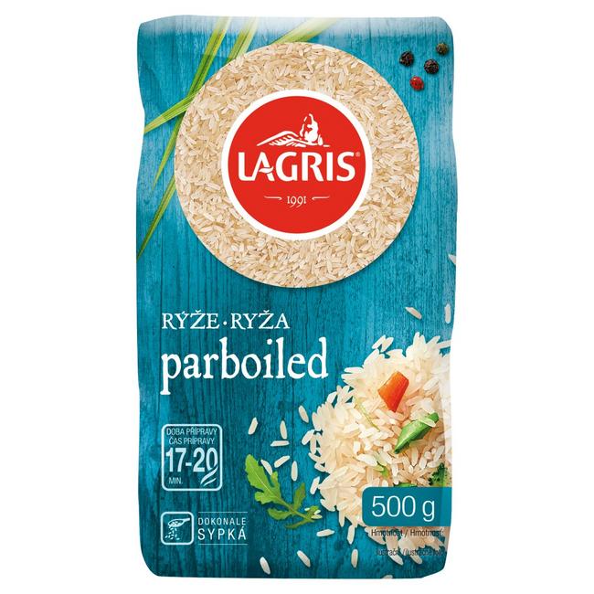 Lagris Ryža dlhozrnná lúpaná Parboiled 500 g - Klas