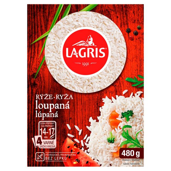 Lagris Ryža lúpaná vo varných vreckách 400 g - Klas