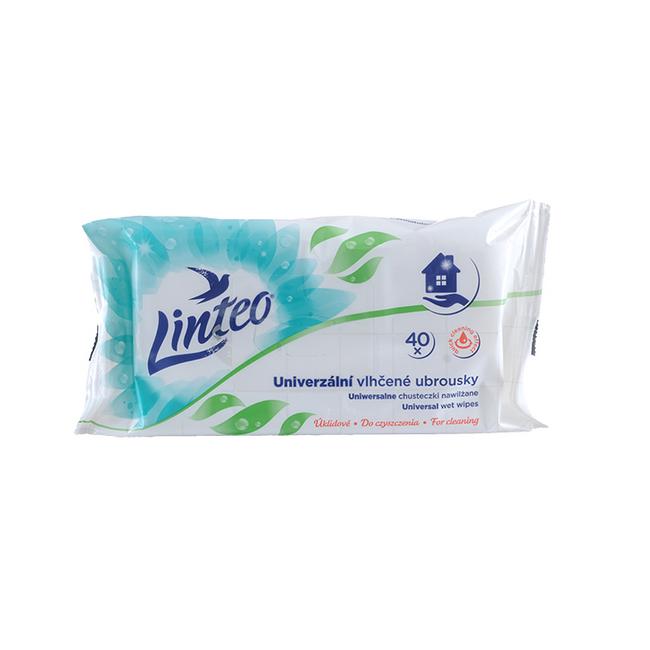 Linteo Satin vlhčené obrúsky univerzálne antibakteriálne 40 ks - Klas