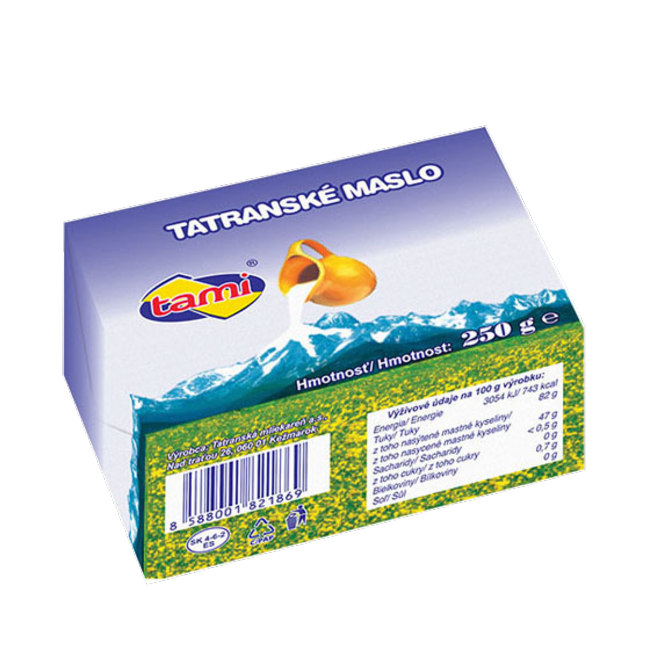 Tatranské maslo 250g - Klas