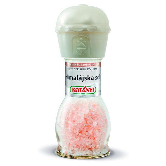 Kotányi mlynček himalájska soľ hrubý/jemný 88 g - Klas