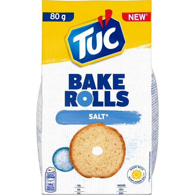 Tuc Bake Rolls opekané soľ 80 g - Klas