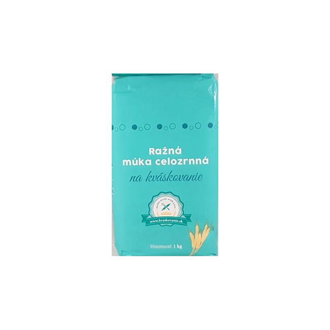 Mlyn Trenčan Ražná múka celozrnná na kváskovanie 1 kg - Klas