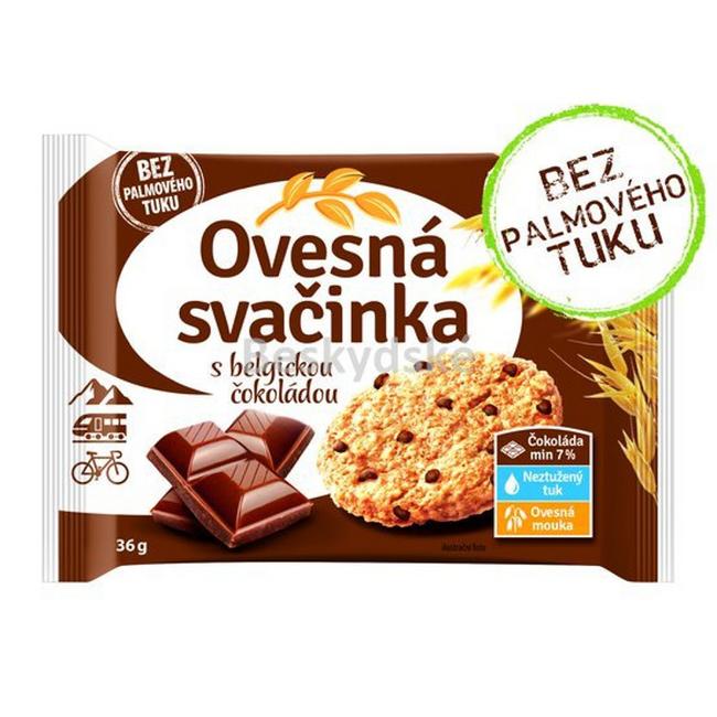 Ovsená Desiata s belgickou čokoládou 36 g - Klas