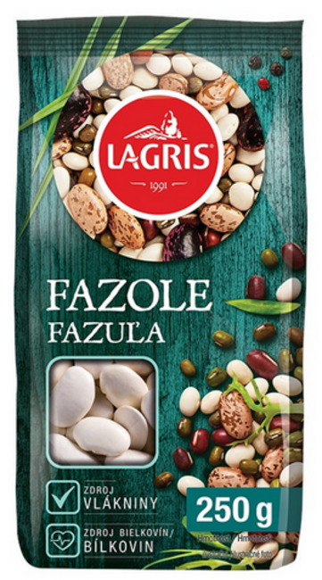 Lagris fazuľa veľká biela 250 g - Klas