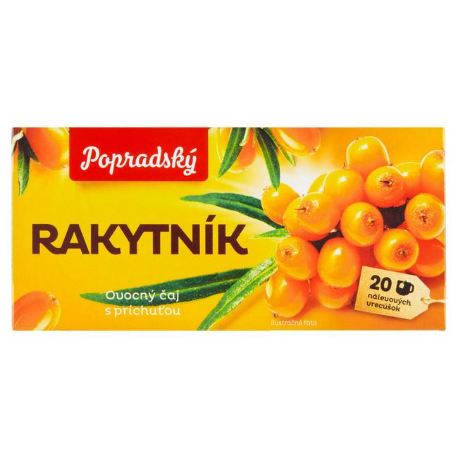 Popradský čaj ovocný rakytník 20 x 2 g - Klas