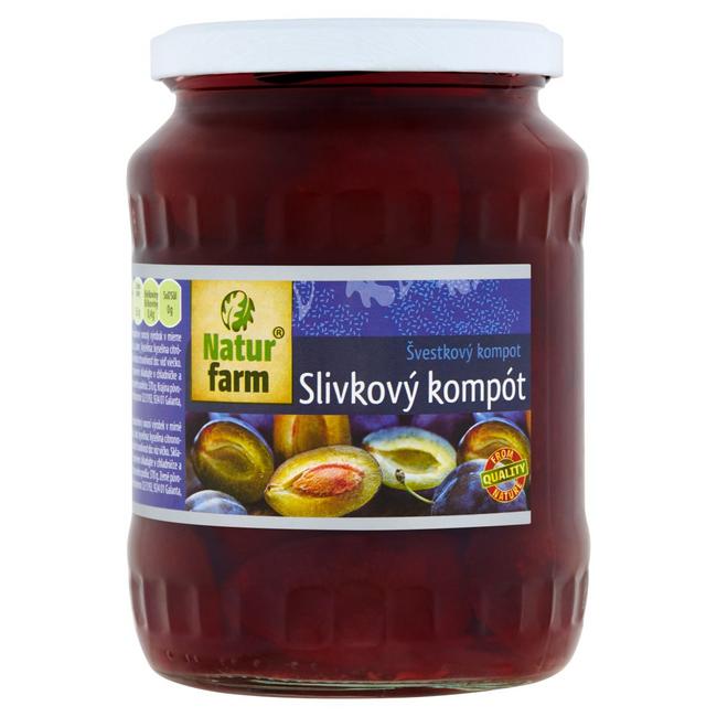 Natur Farm Kompót slivkový polený 700 g - Klas