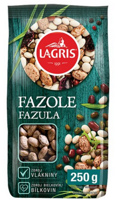Lagris fazuľa farebná 250 g - Klas