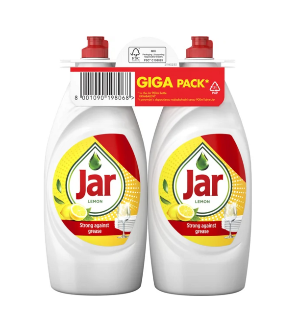 Jar prostriedok na umývanie riadu Lemon 2x900 ml - Klas