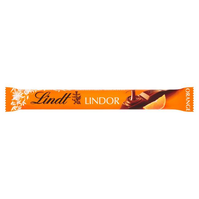Lindt Lindor Mliečna čokoláda s pomarančovou príchuťou 38 g - Klas