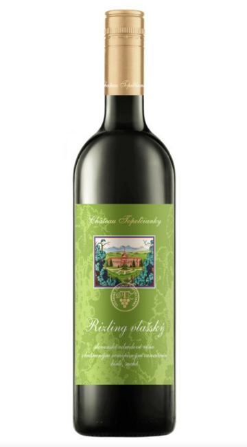 Chateau Topoľčianky rízling vlašský  biele víno 1 l - Klas