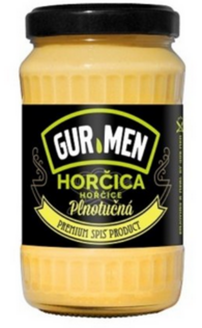 GUR.MEN horčica plnotučná 350 g - Klas