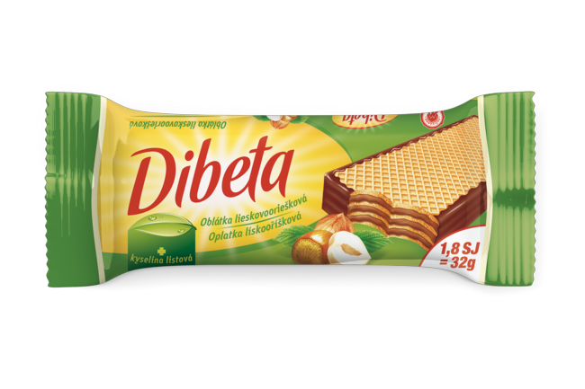 Dibeta Oblátka oriešková 32 g - Klas