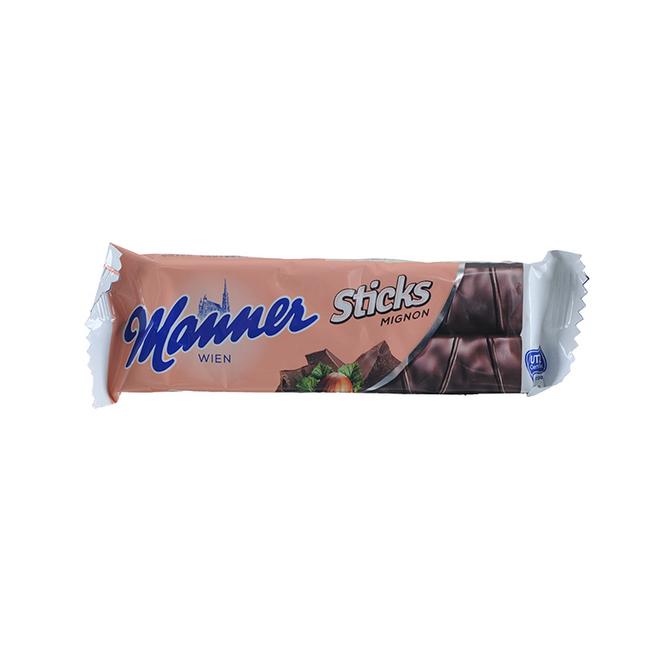Manner Tyčinky Mignon s krémovou orieškovou náplňou a čokoládovou polevou 30 g - Klas