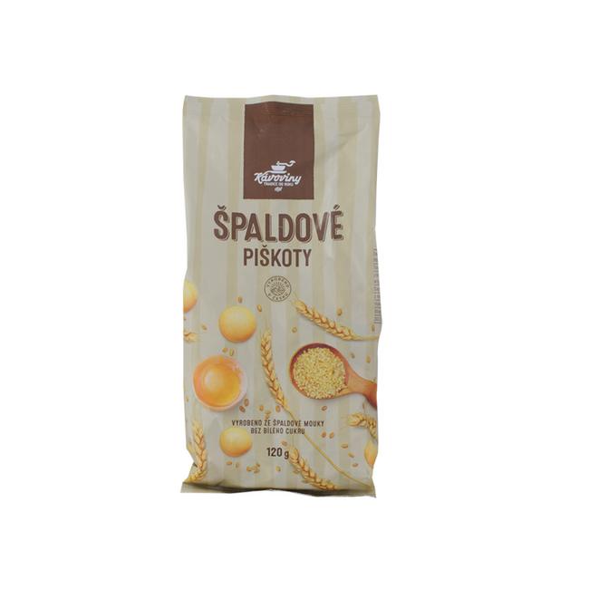 Kávoviny Piškoty špaldové 120 g - Klas