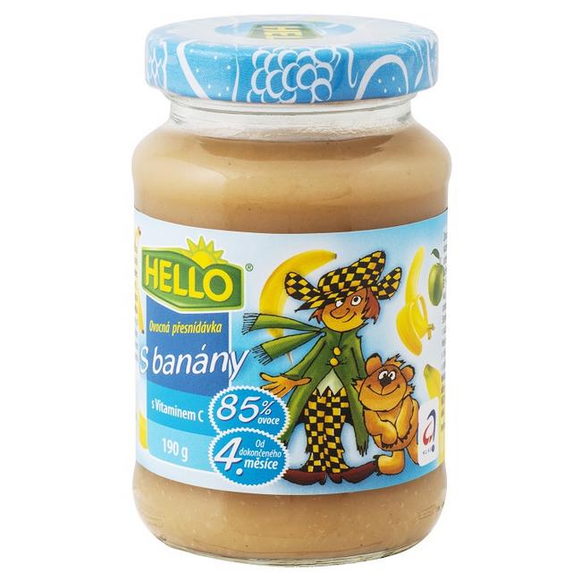 Hello Dojčenská výživa jablková s banánmi 190 g - Klas