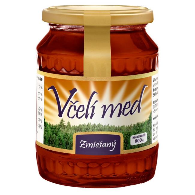 Medas Včelí med zmiešaný medovicový 900 g - Klas