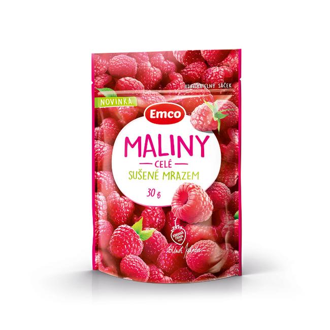 Emco Mrazom sušené maliny 30 g - Klas