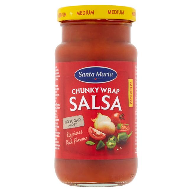 Santa Maria Omáčka Chunky Wrap Salsa Medium 230 g - Klas