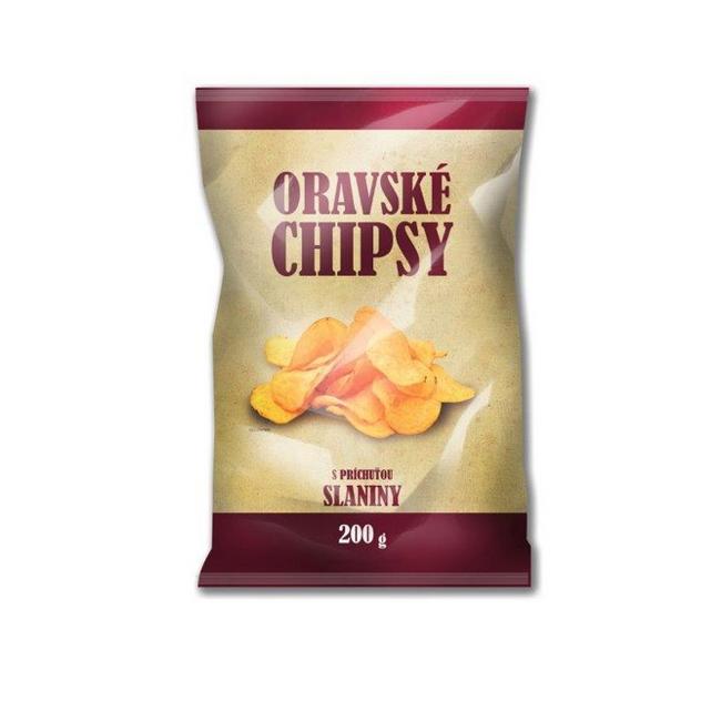 Oravské Chipsy Slaninové 200 g - Klas