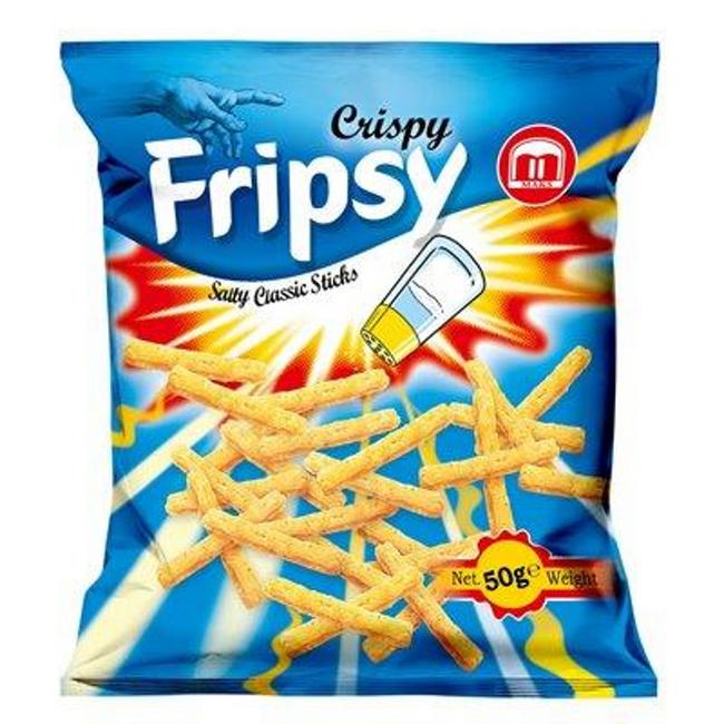 Fripsy Chipsy Sticks solené 50 g - Klas