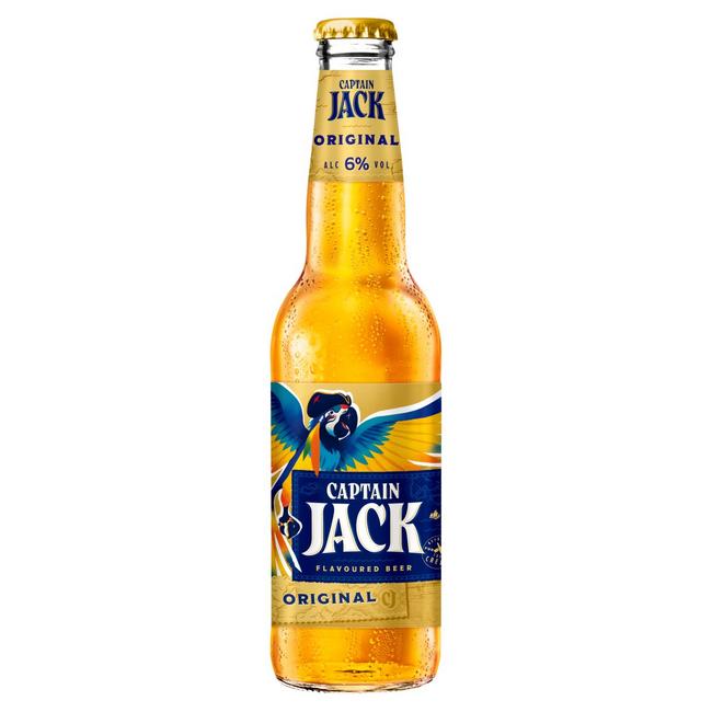 Captain Jack špeciálny ležiak svetlý s chuťou Original 330ml fľaša - Klas