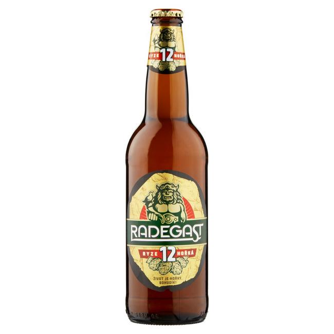 Radegast 12° pivo rýdzo horké fľaša 500 ml - Klas
