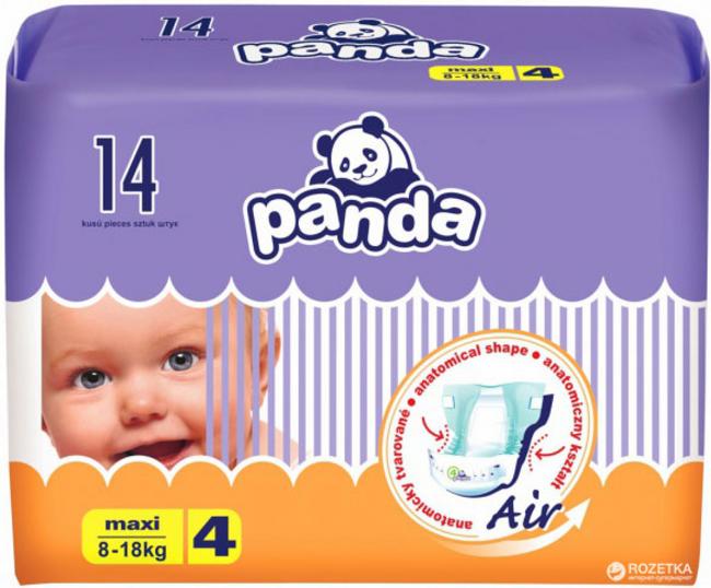 Panda Maxi plienky 8-18 kg 14 ks - Klas