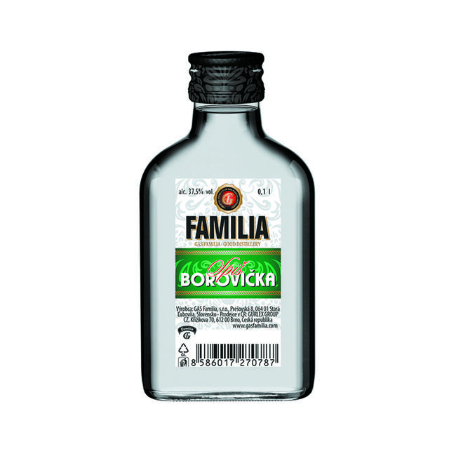 Familia Borovička 37,5% 0,1 l - Klas