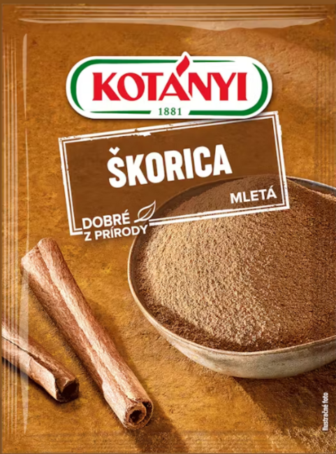 Kotányi škorica mletá 25g - Klas