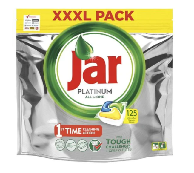 Jar Kapsuly do umývačky riadu 125ks XXXL - Klas