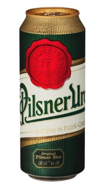 Pilsner Urquell Pivo svetlý ležiak plechovka 500 ml - Klas