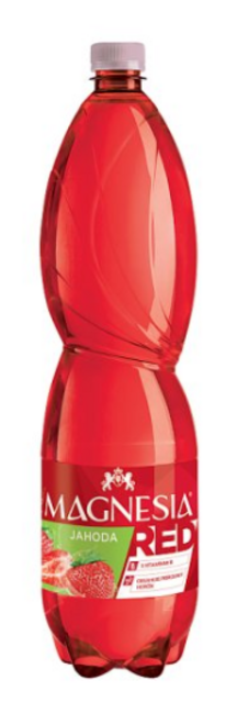 Magnesia Red Minerálna voda s príchuťou jahody sýtená 1,5 l - Klas