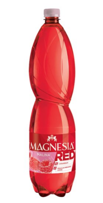 Magnesia Red Minerálna voda s príchuťou maliny sýtená 1,5 l - Klas