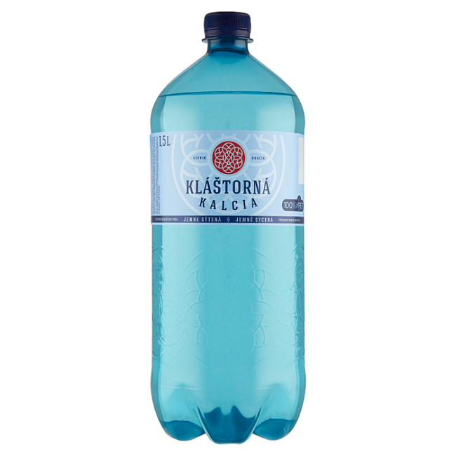 Kláštorná Kalcia minerálna voda jemne sýtená 1,5 l - Klas