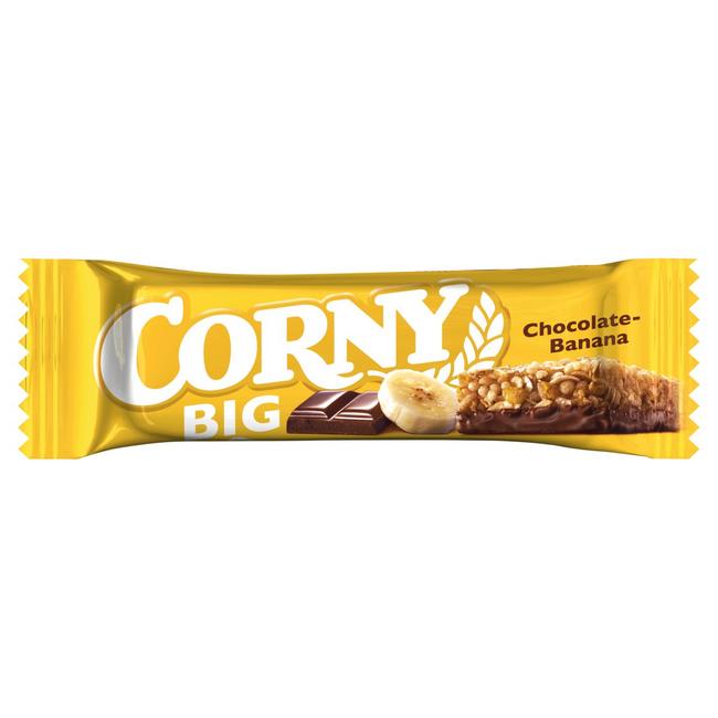 Corny Big Cereálna tyčinka banánová v mliečnej čokoláde 50 g - Klas