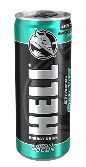 Hell Strong Focus Energetický Nápoj 250 ml - Klas