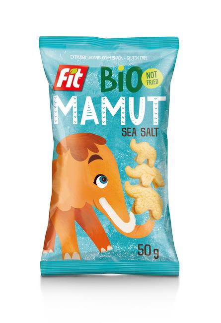 Fit kukuričný snack BIO mamut morská soľ 50 g - Klas