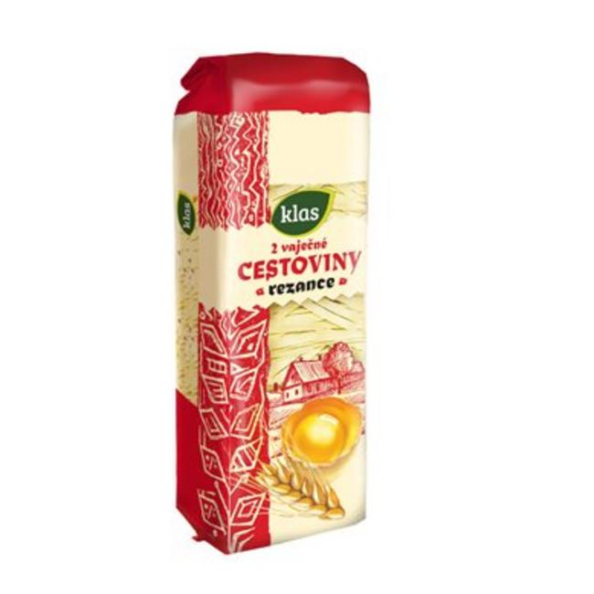 Klas dvojvaječné cestoviny rezance 250 g - Klas