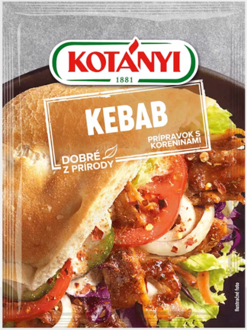 Kotányi koreninový prípravok na Kebab 40g - Klas