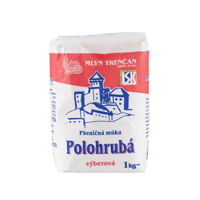 Mlyn Trenčan Pšeničná Múka Polohrubá výberová 1 kg - Klas