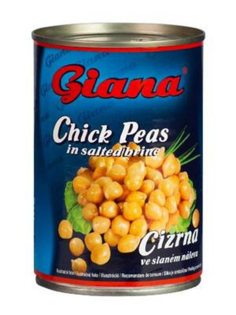 GIANA sterilizovaný cícer v slanom náleve 425ml - Klas