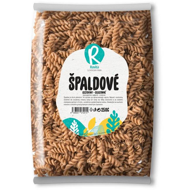 Ravita Špaldové Cestoviny vretená 250 g - Klas