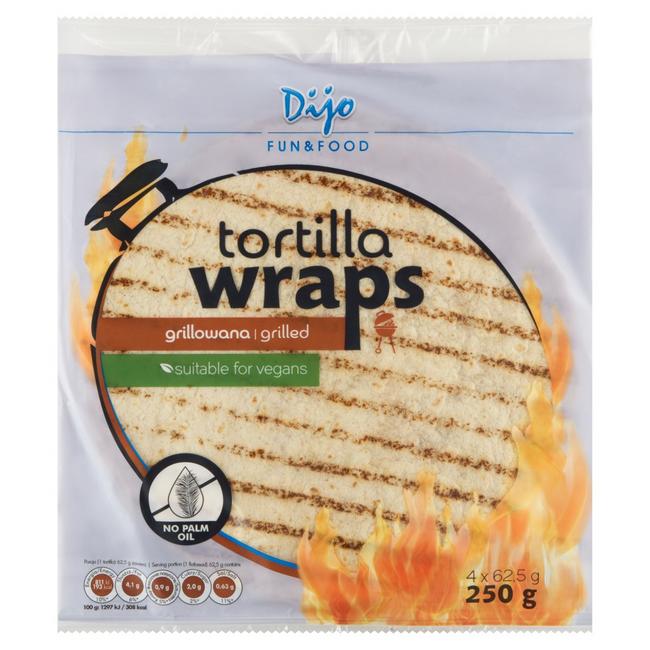 Dijo Tortilla grilované pšeničné placky 250g - Klas