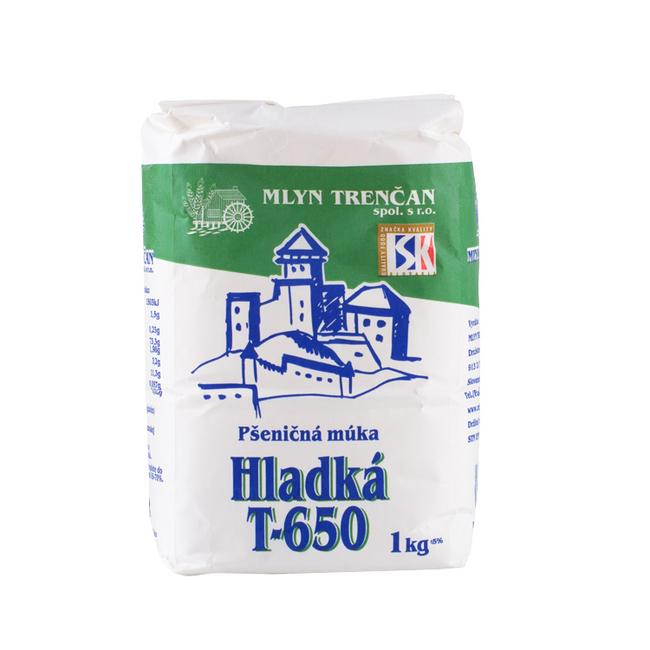 Mlyn Trenčan Pšeničná múka hladká T-650 1 kg - Klas