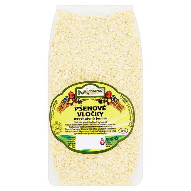 Marianna Pšenové vločky neochutené jemné 250 g - Klas
