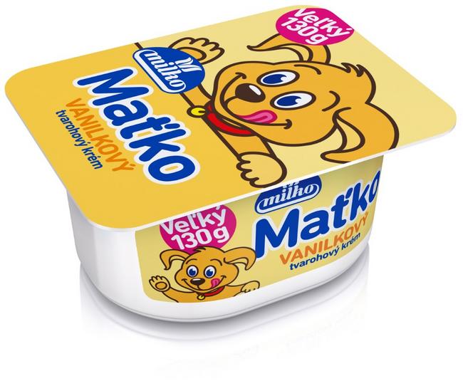 Dezert tvarohový Maťko vanilkový 130 g - Klas