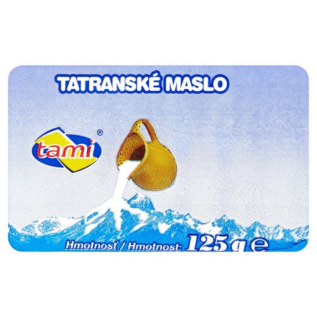 Tami Tatranské maslo 125 g - Klas