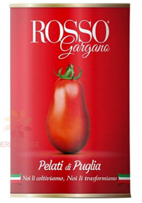 Rosso Gargano Cubetti krájané lúpané paradajky v paradajkovej šťave 400 g - Klas